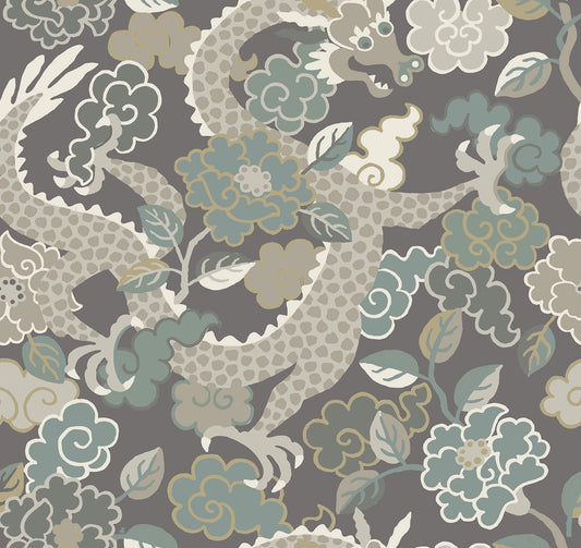 A-Street Prints Middleton Yanci Wallpaper - Stone