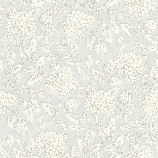 Chesapeake Wildflower Vadouvan Wallpaper - Light Blue