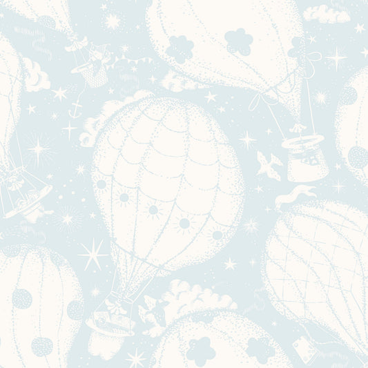 York Daydream Ballongerna Wallpaper - Light Blue