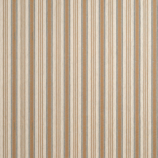 Thibaut Stripes & Checks Resource Bennett Stripe Wallpaper - Cognac