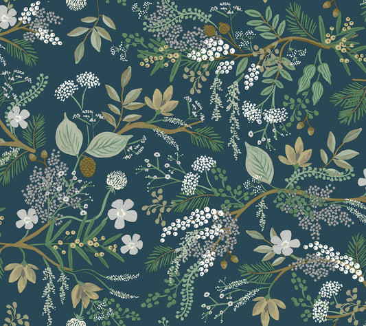 Rifle Paper Co. Juniper Forest Wallpaper - Evergreen